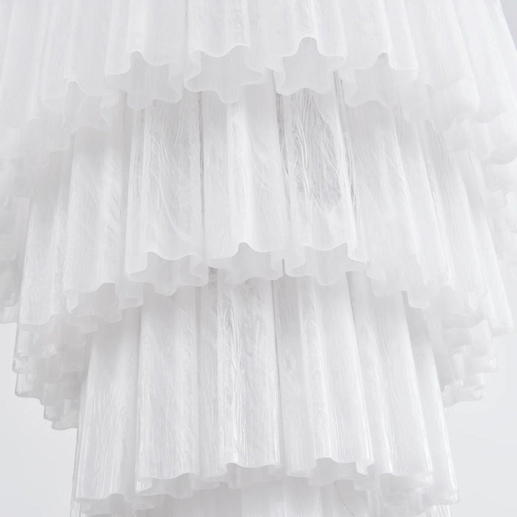 Solene Four-Tier Glass Tube Chandelier