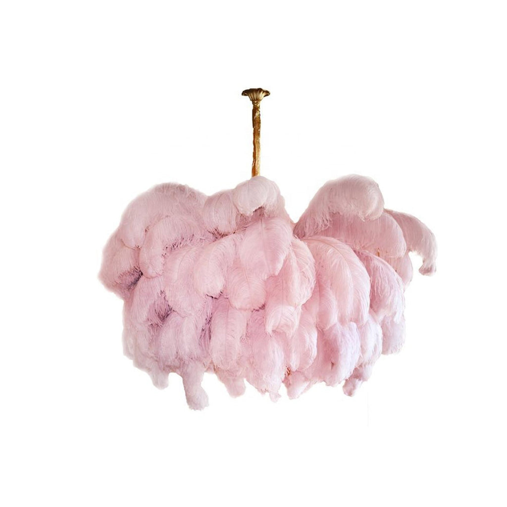 Ostrich Feather Chandeliers
