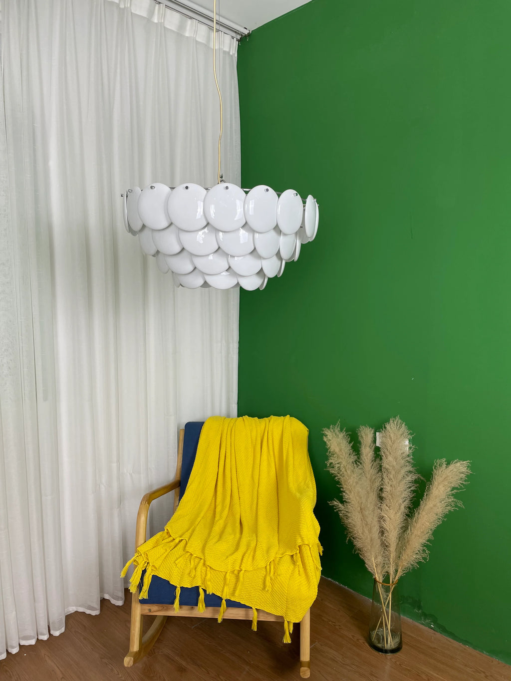 Pembridge White Ceramic Chandelier