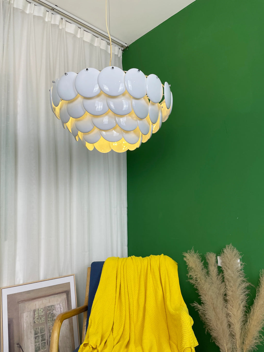 Pembridge White Ceramic Chandelier