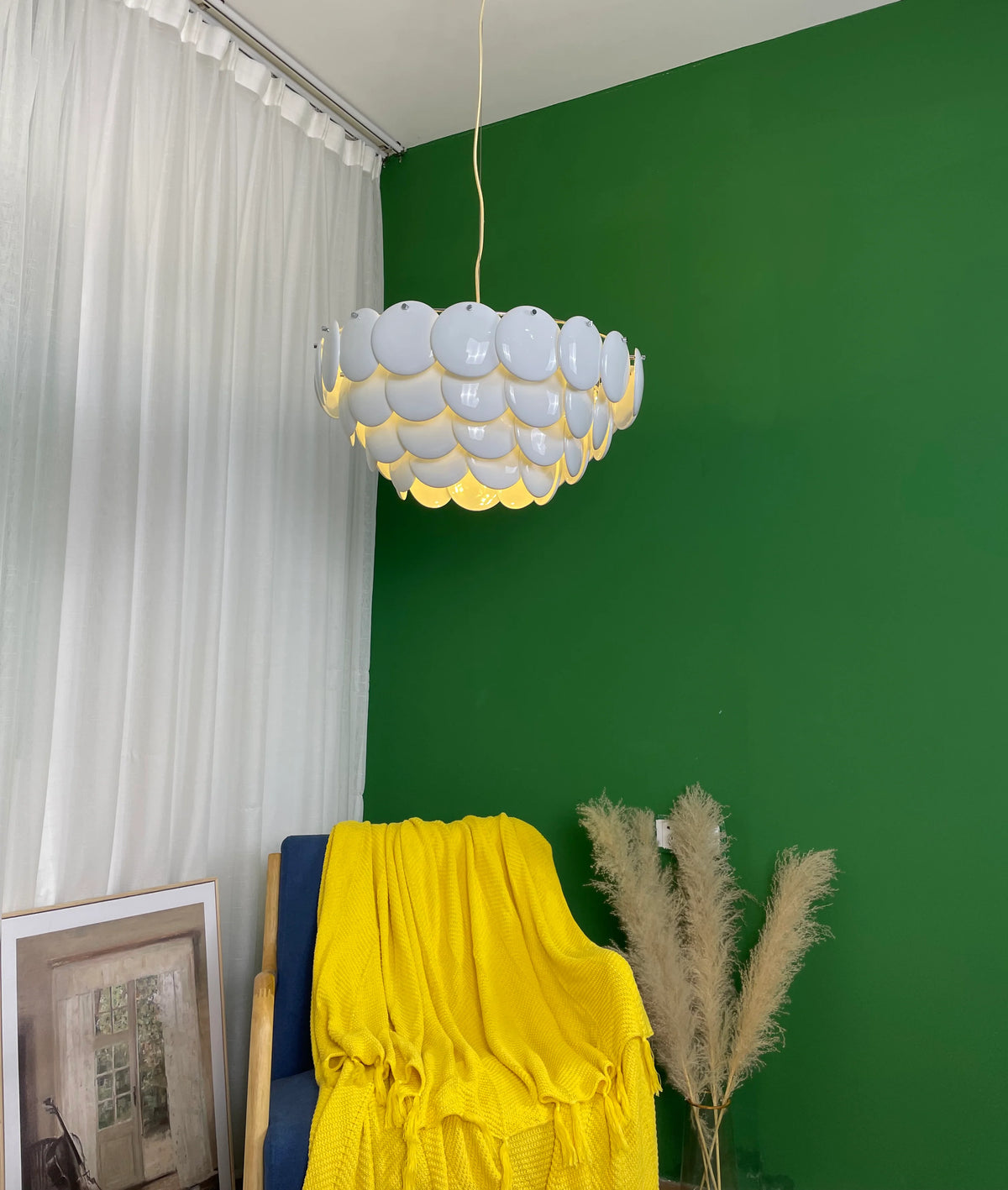 Pembridge White Ceramic Chandelier