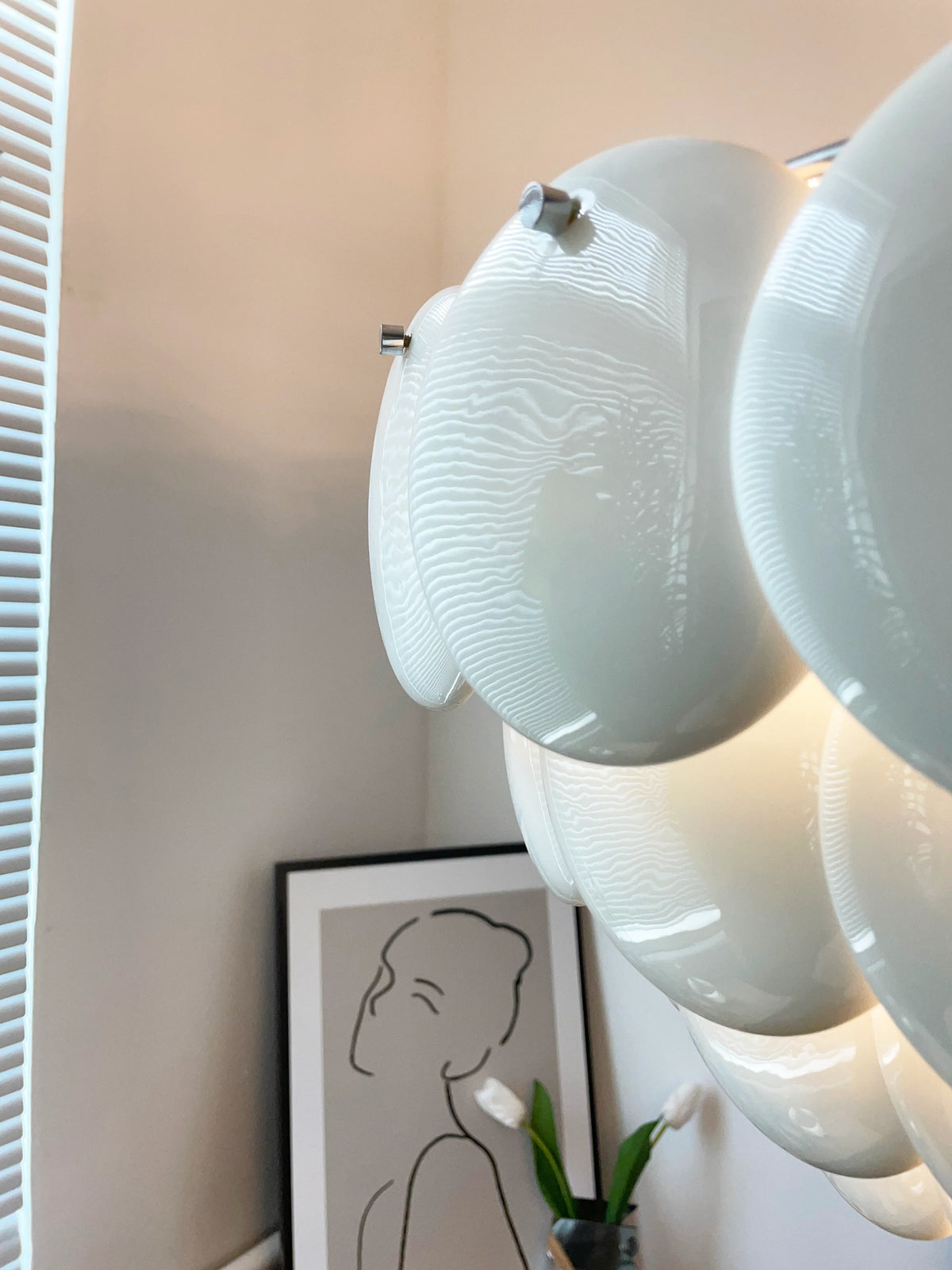 Pembridge White Ceramic Chandelier