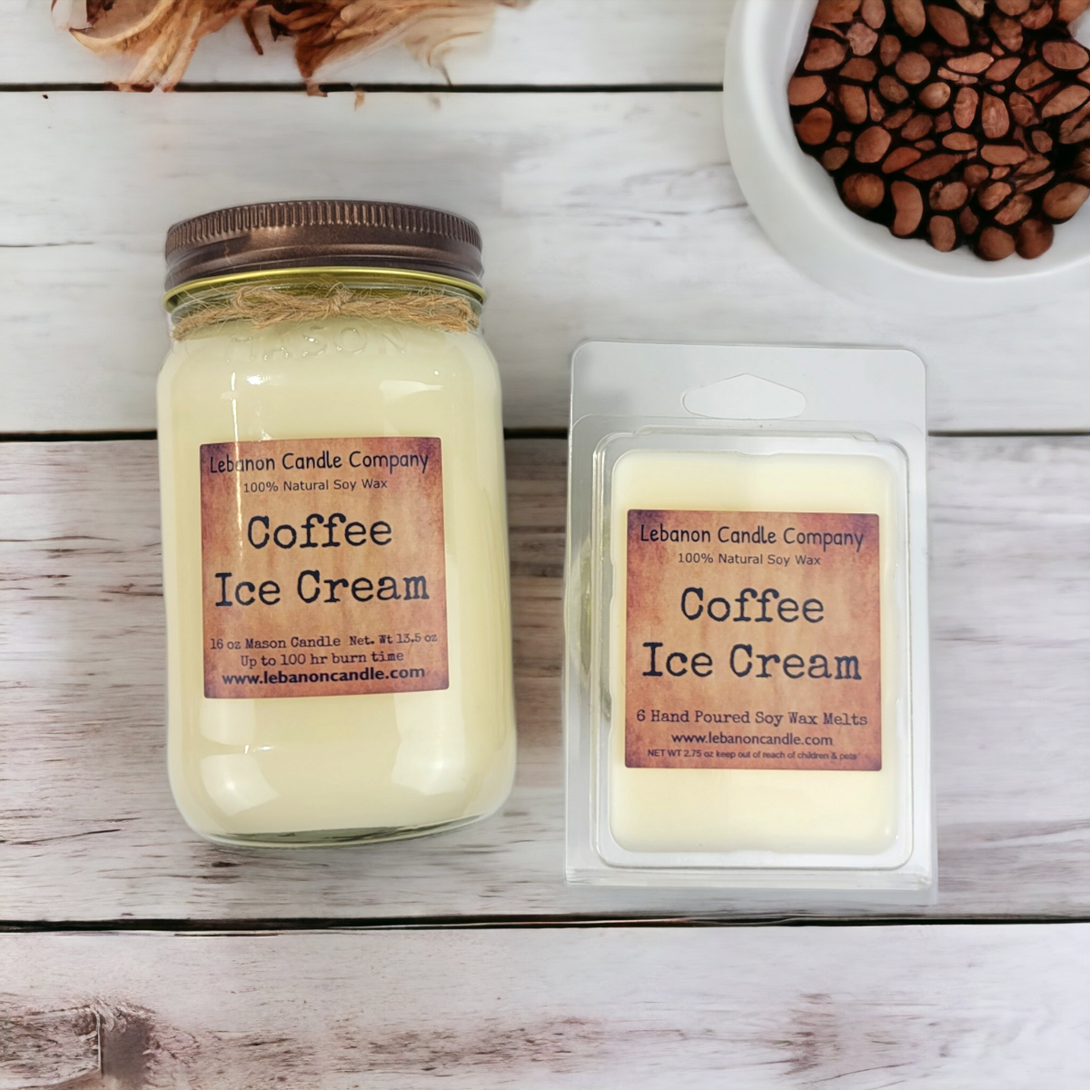 Coffee Ice Cream Candle