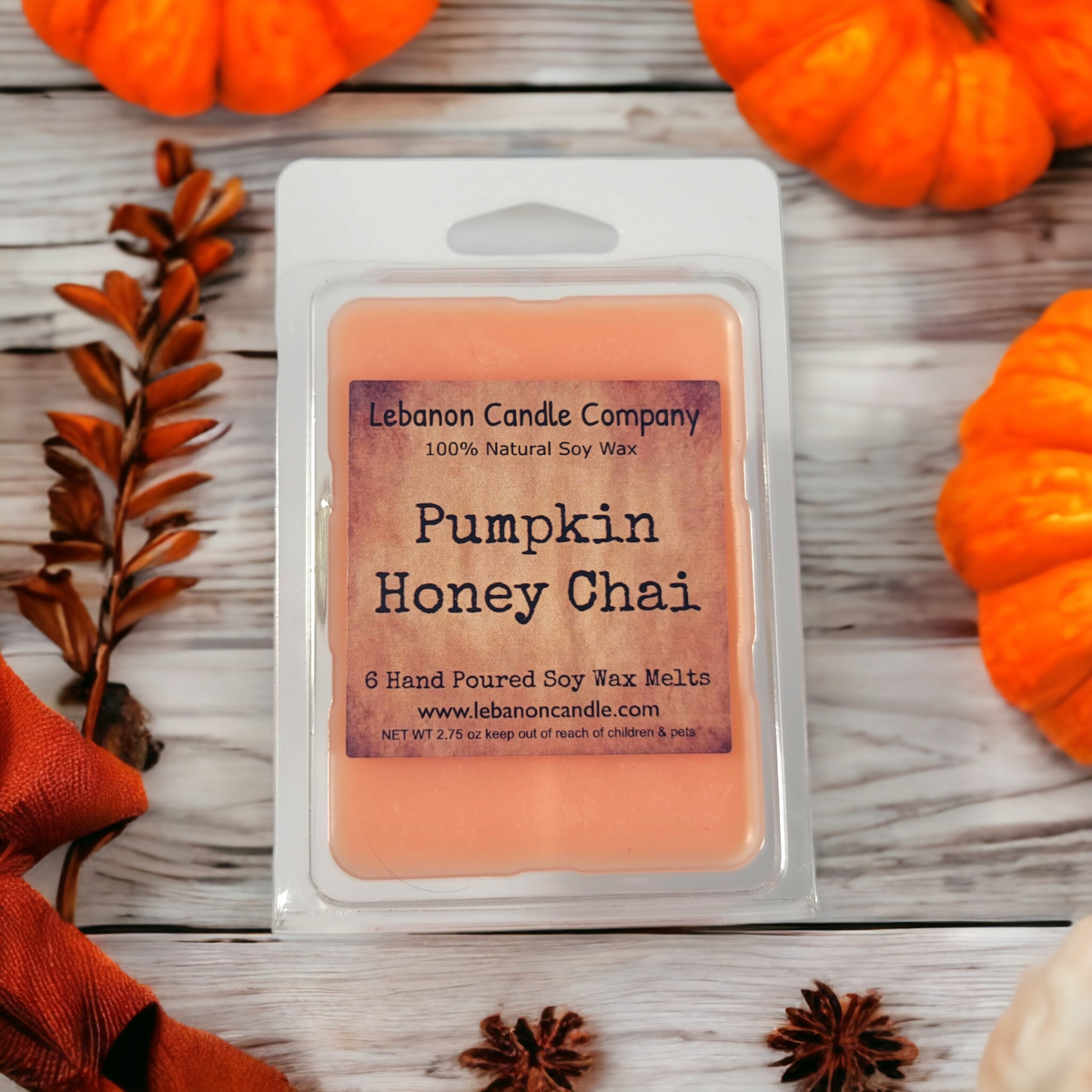 Pumpkin Honey Chai Wax Melt