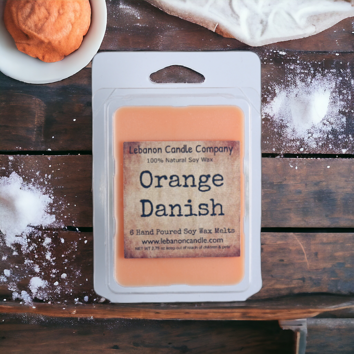 Orange Danish Wax Melt