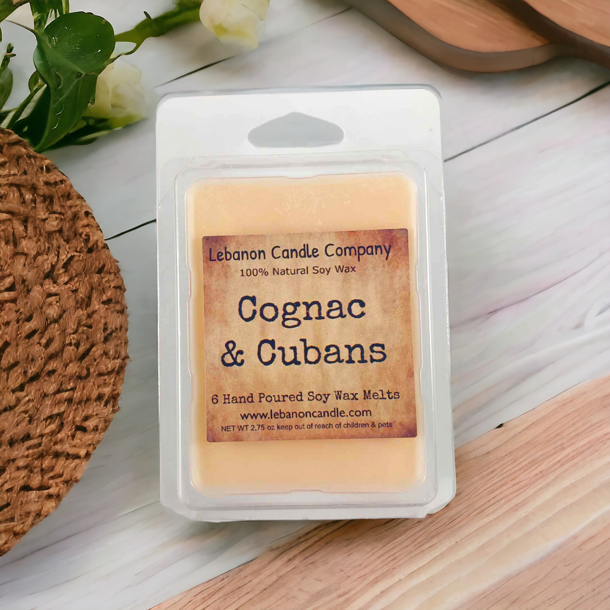 Cognac & Cubans Wax Melt