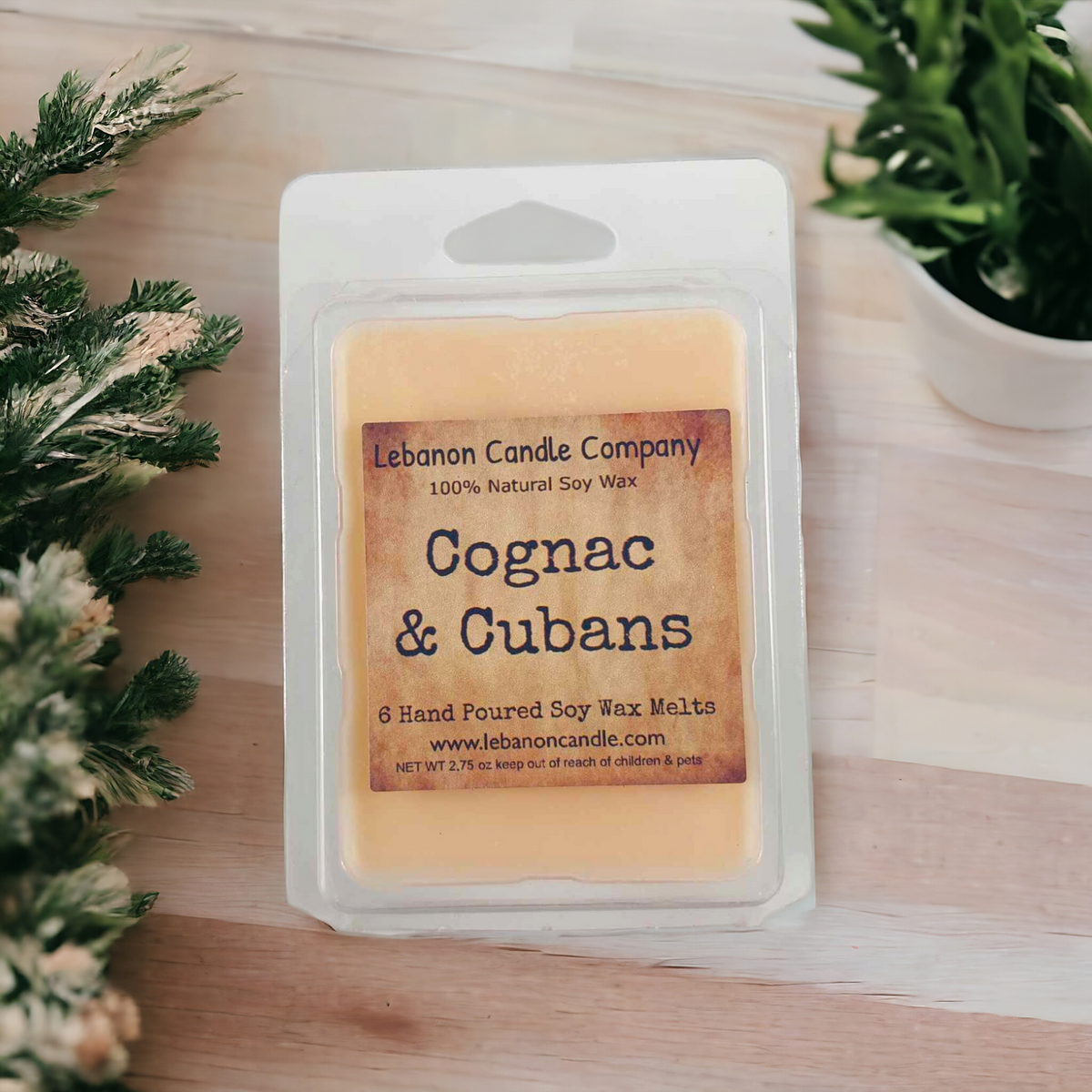Cognac & Cubans Wax Melt