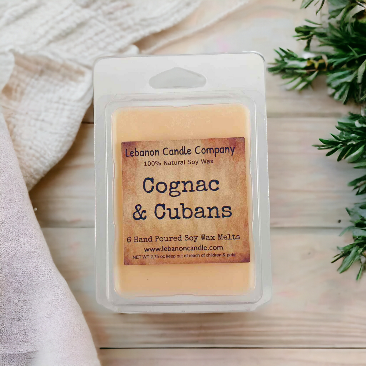 Cognac & Cubans Wax Melt
