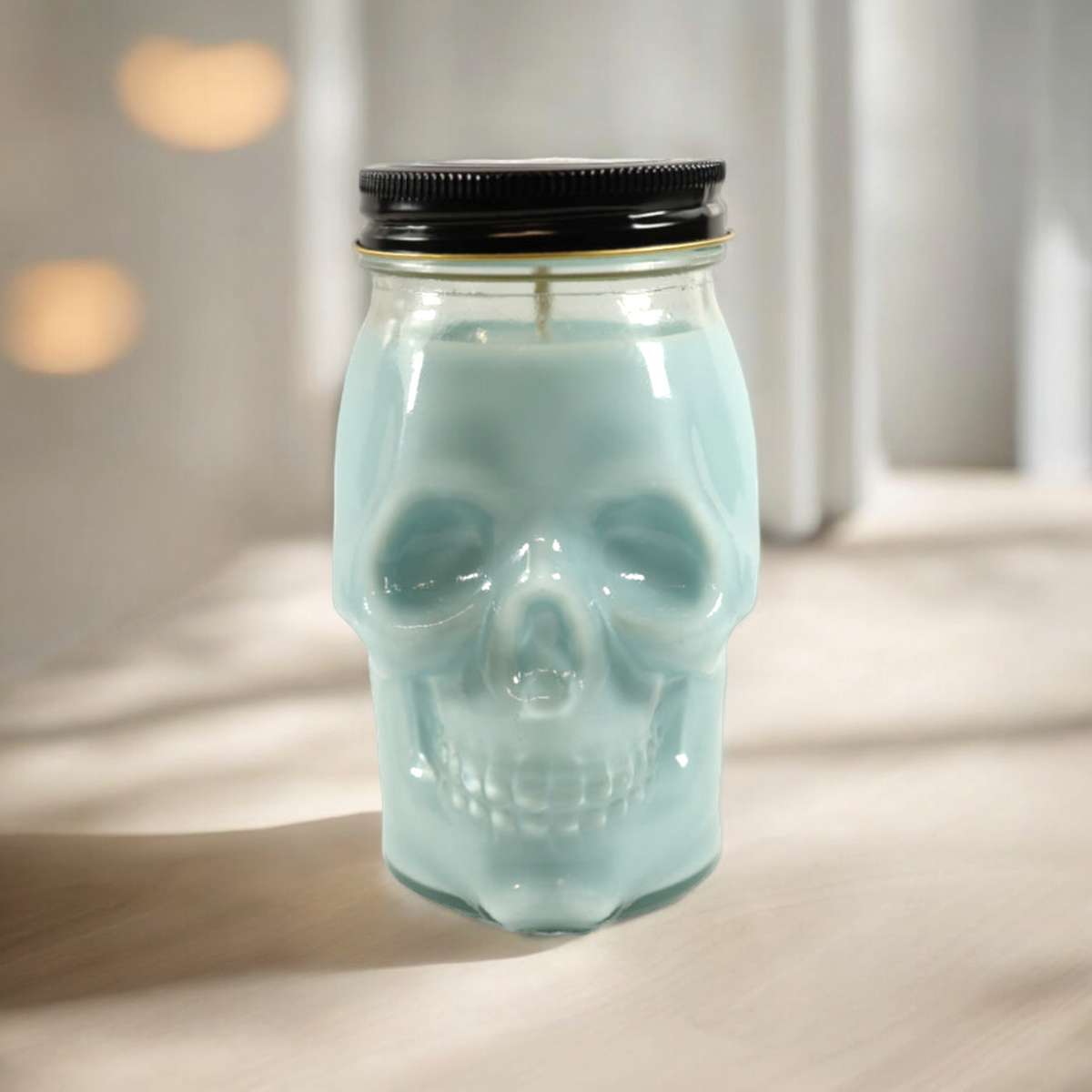 Fruit Loops Scented Skull Candle