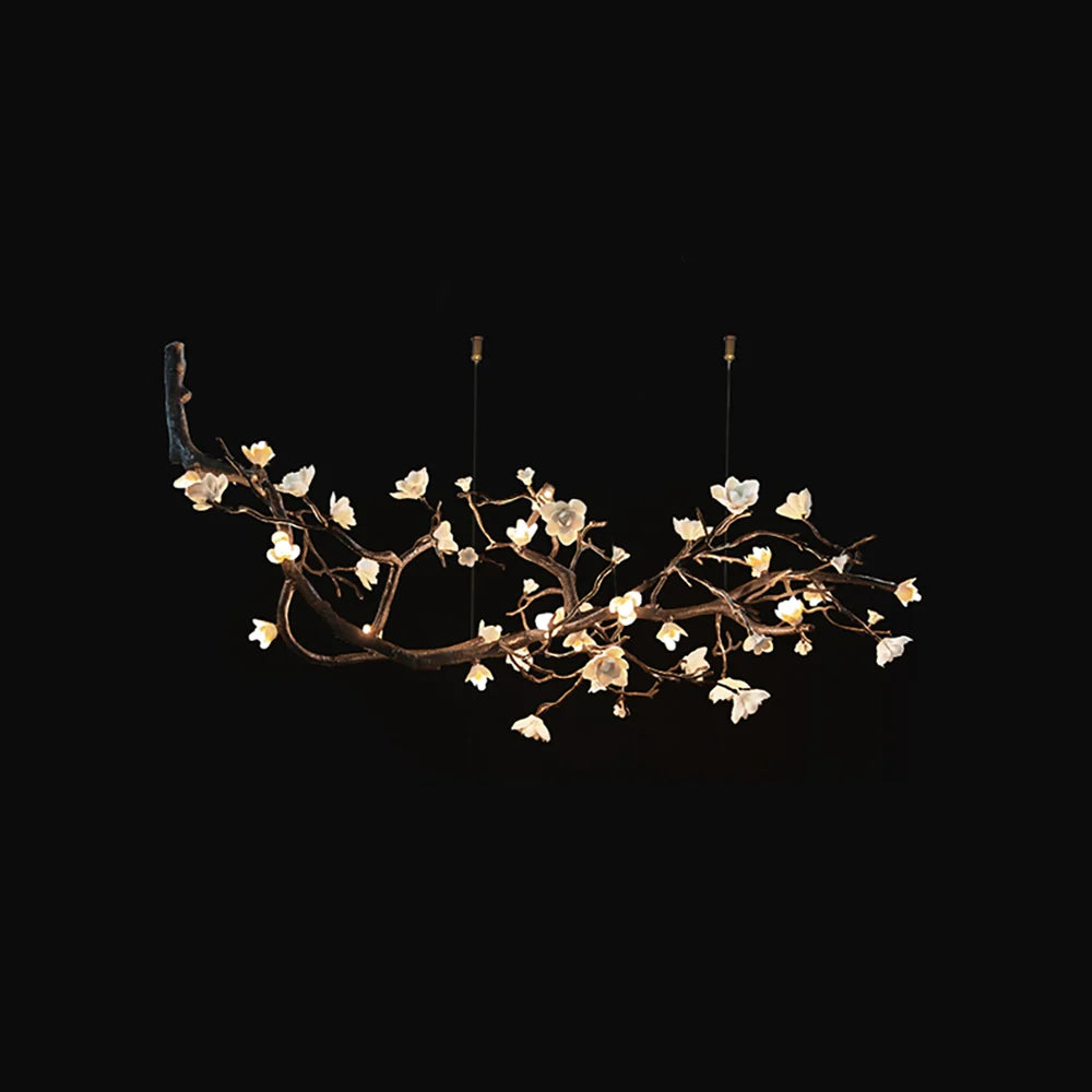 Plum Tree Branch Chandelier