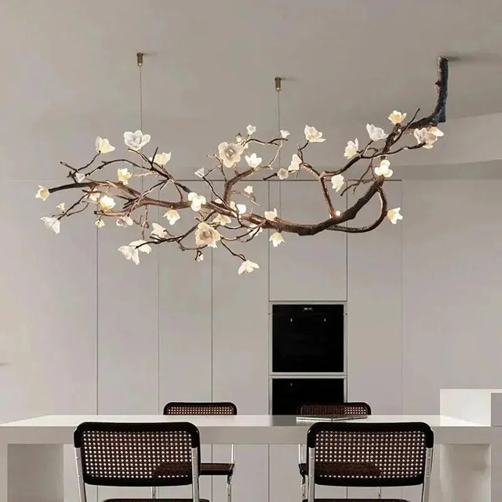 Plum Tree Branch Chandelier
