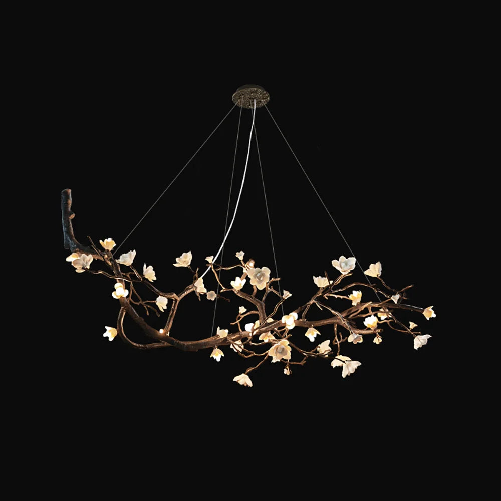 Plum Tree Branch Chandelier