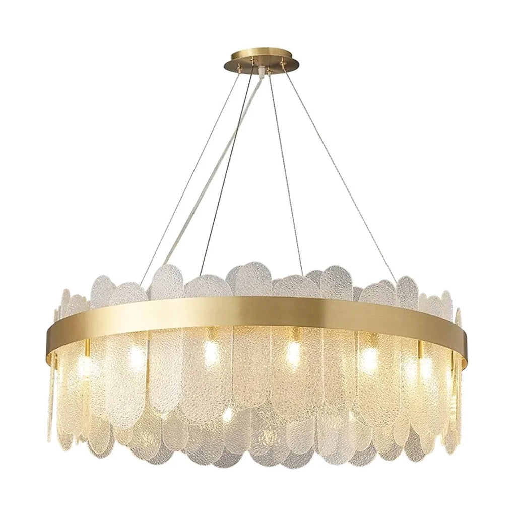 Preben Postmodern Glass Chandelier