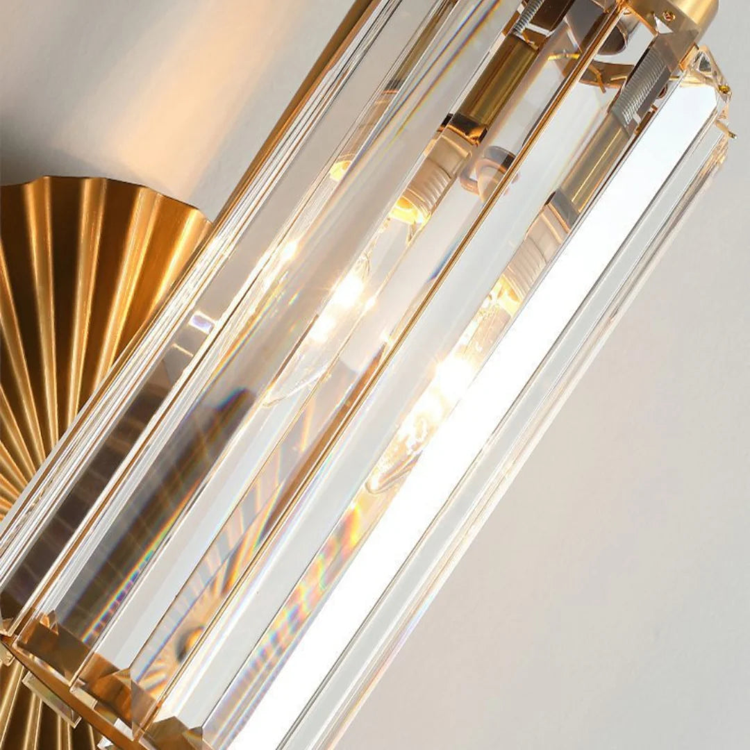 Prismatic Crystal Wall Light