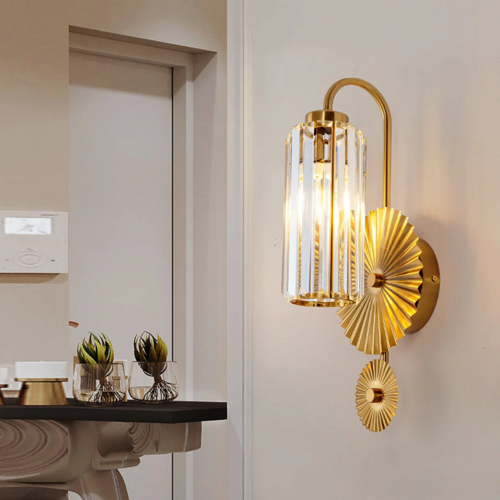 Prismatic Crystal Wall Light