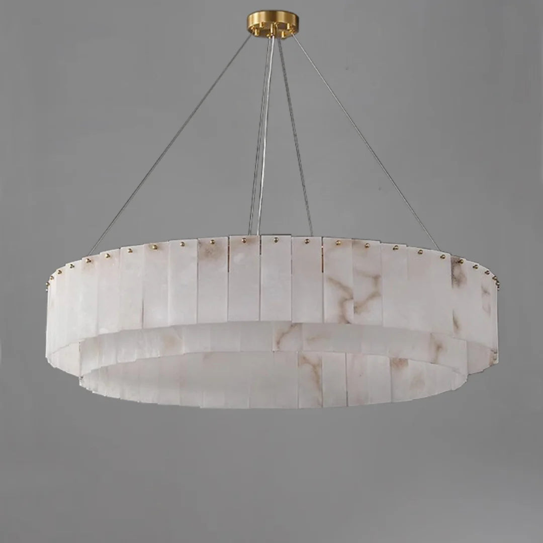 Rock Alabaster Chandelier