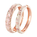 Bangle for Women Double Enamel Bangle Set Cloisonne Women's Jewelry