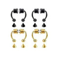Women Fake Piercing Nose Ring Hoop Septum Non Piercing Nose Clip Rock HipHoop Stainless Steel Magnet Fashion Punk Body Jewelry