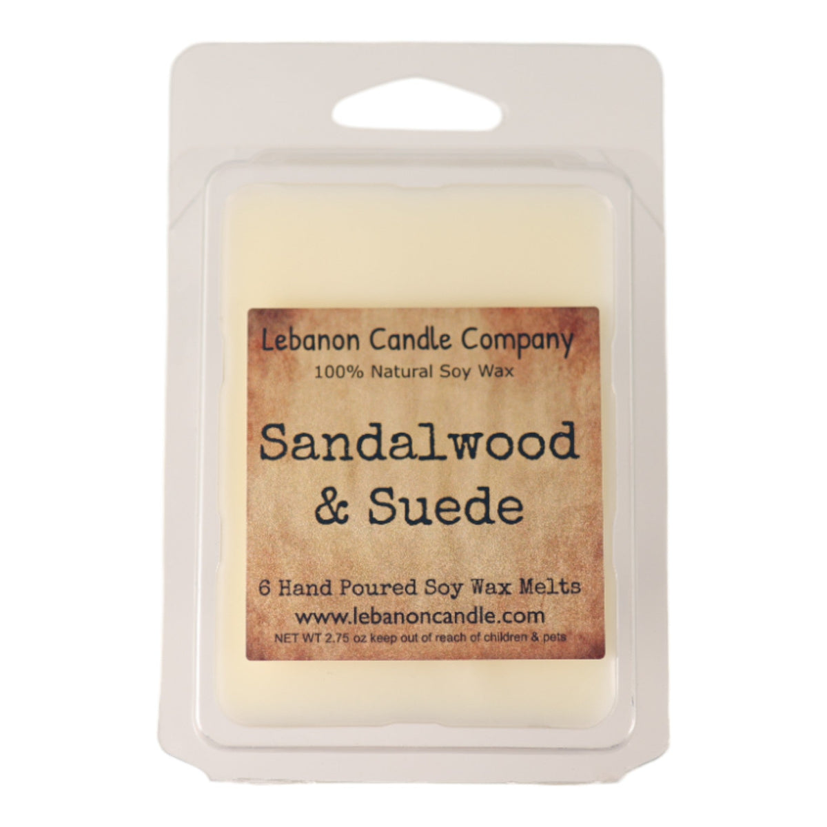 Sandalwood & Suede Wax Melt