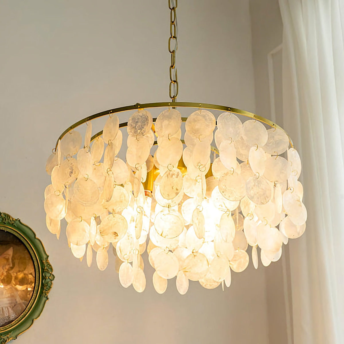 Shell Wind Chime Chandelier