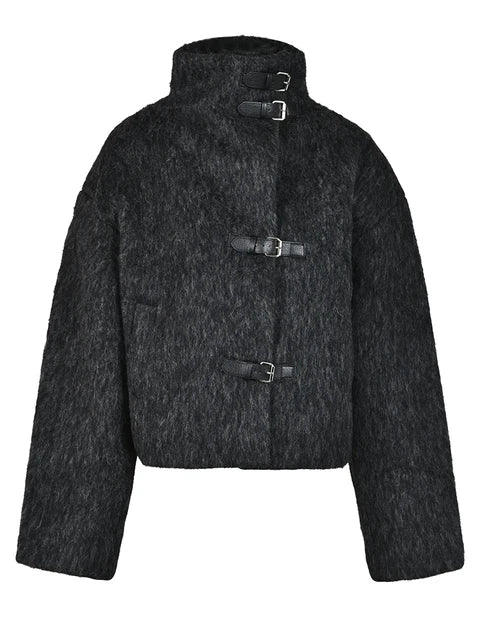 Short Wool-Feel Jacket, Upper West Side | Women - BYMANYC ® New York