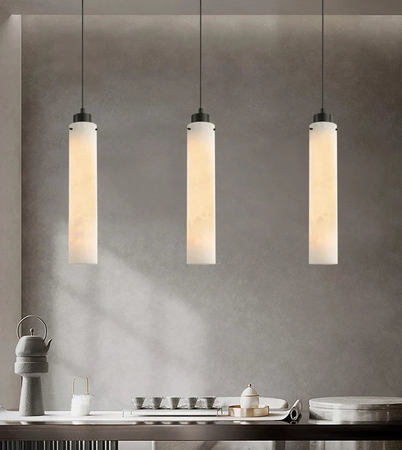 Simple Alabaster Pendant Lamp