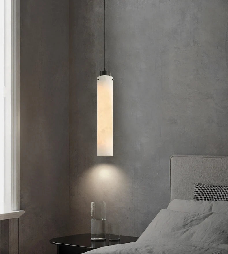 Simple Alabaster Pendant Lamp
