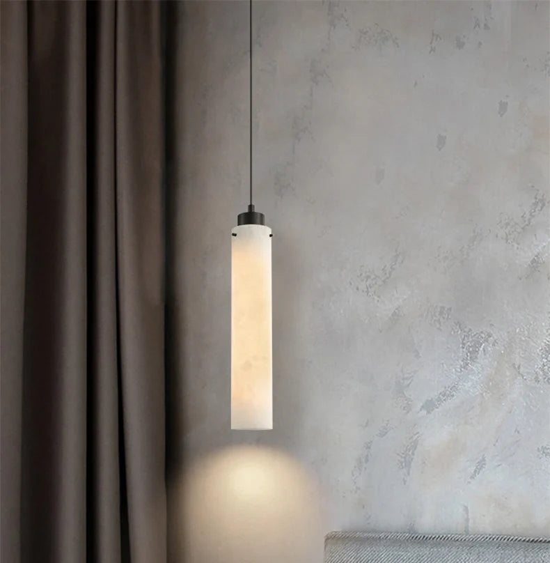 Simple Alabaster Pendant Lamp