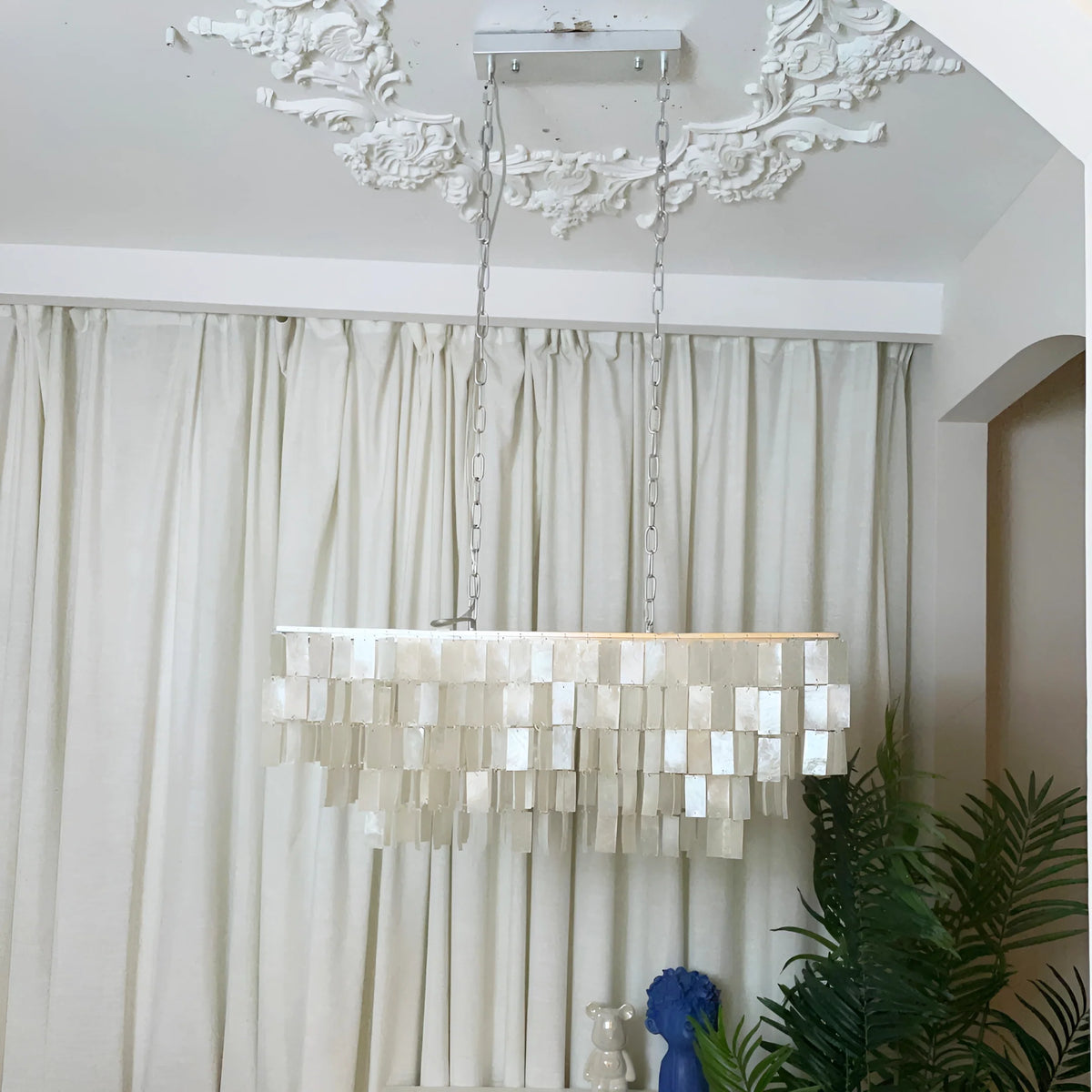 Skye Rectangular Tiered Chandelier