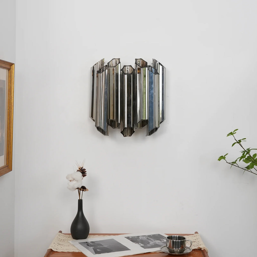 Smoked Mirror Palermo Wall Light