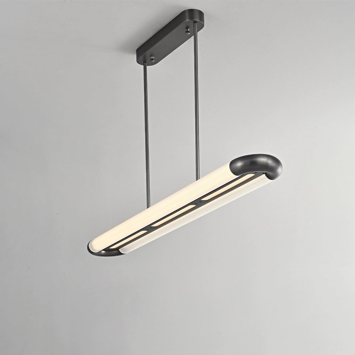 Stainless Steel Long Strip Pendant Light