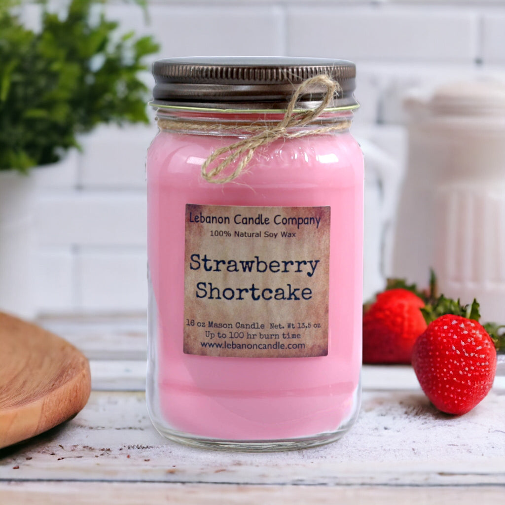 Strawberry Shortcake Candle