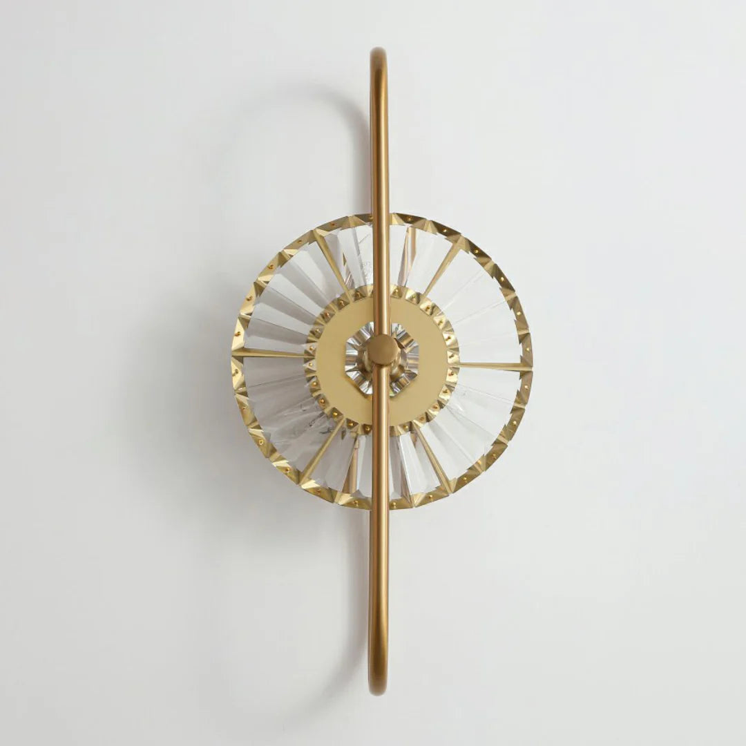 Sunflower Crystal Wall Light