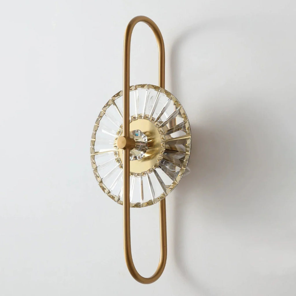 Sunflower Crystal Wall Light