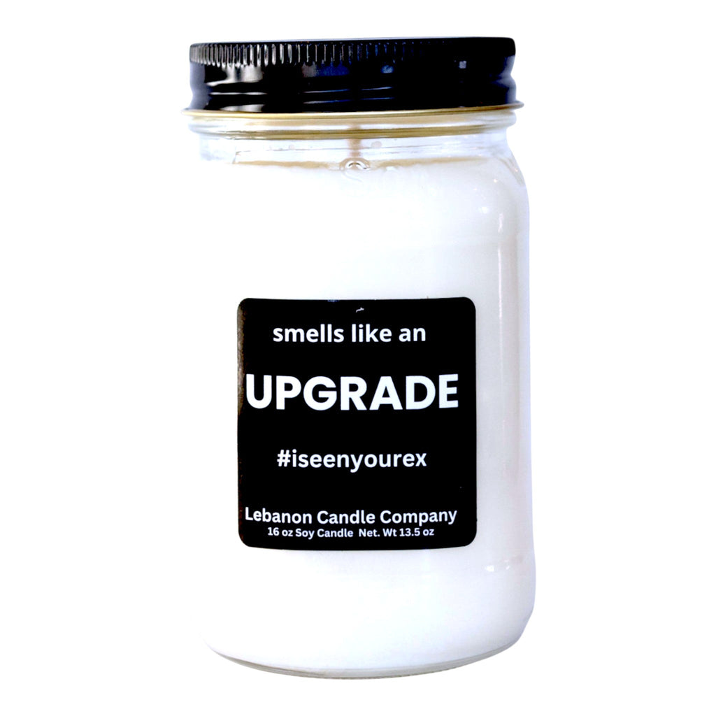 Smells Like An Upgrade Funny Candle