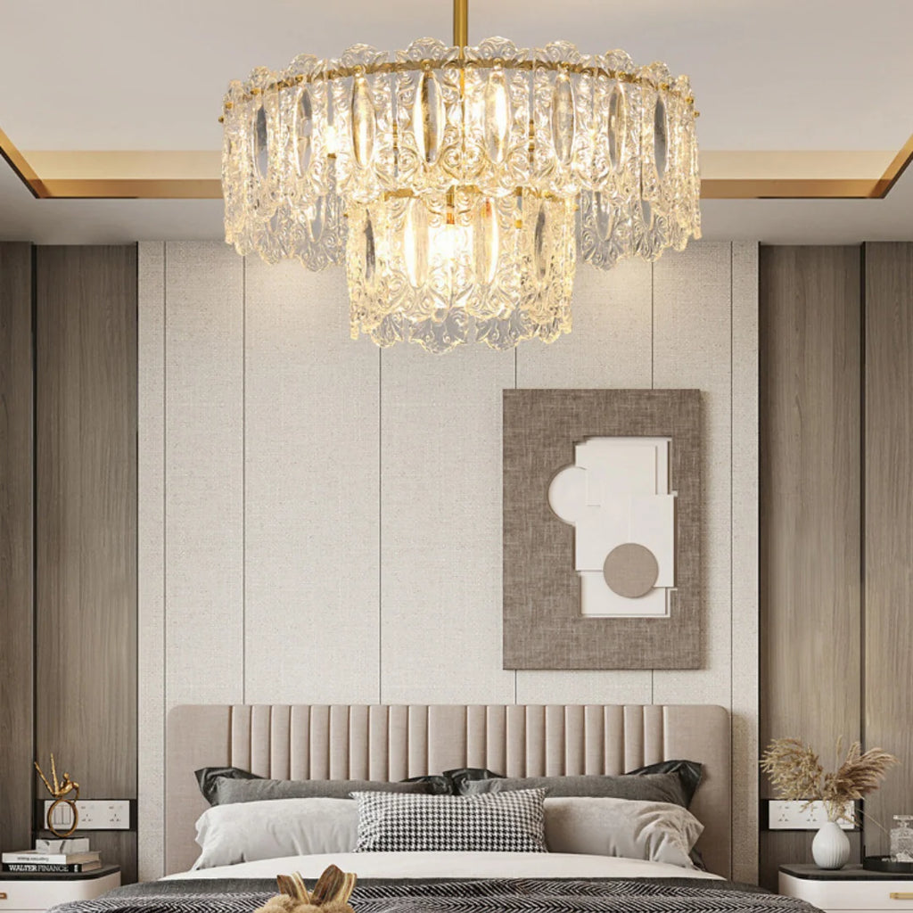 Vienna Glass Petals Chandelier