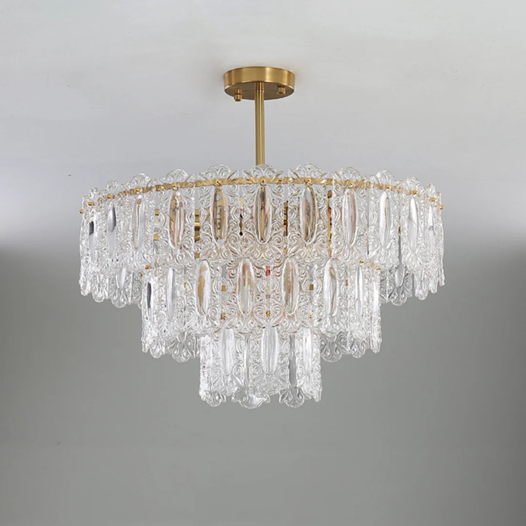Vienna Glass Petals Chandelier