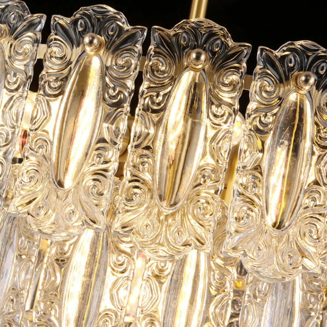 Vienna Glass Petals Chandelier