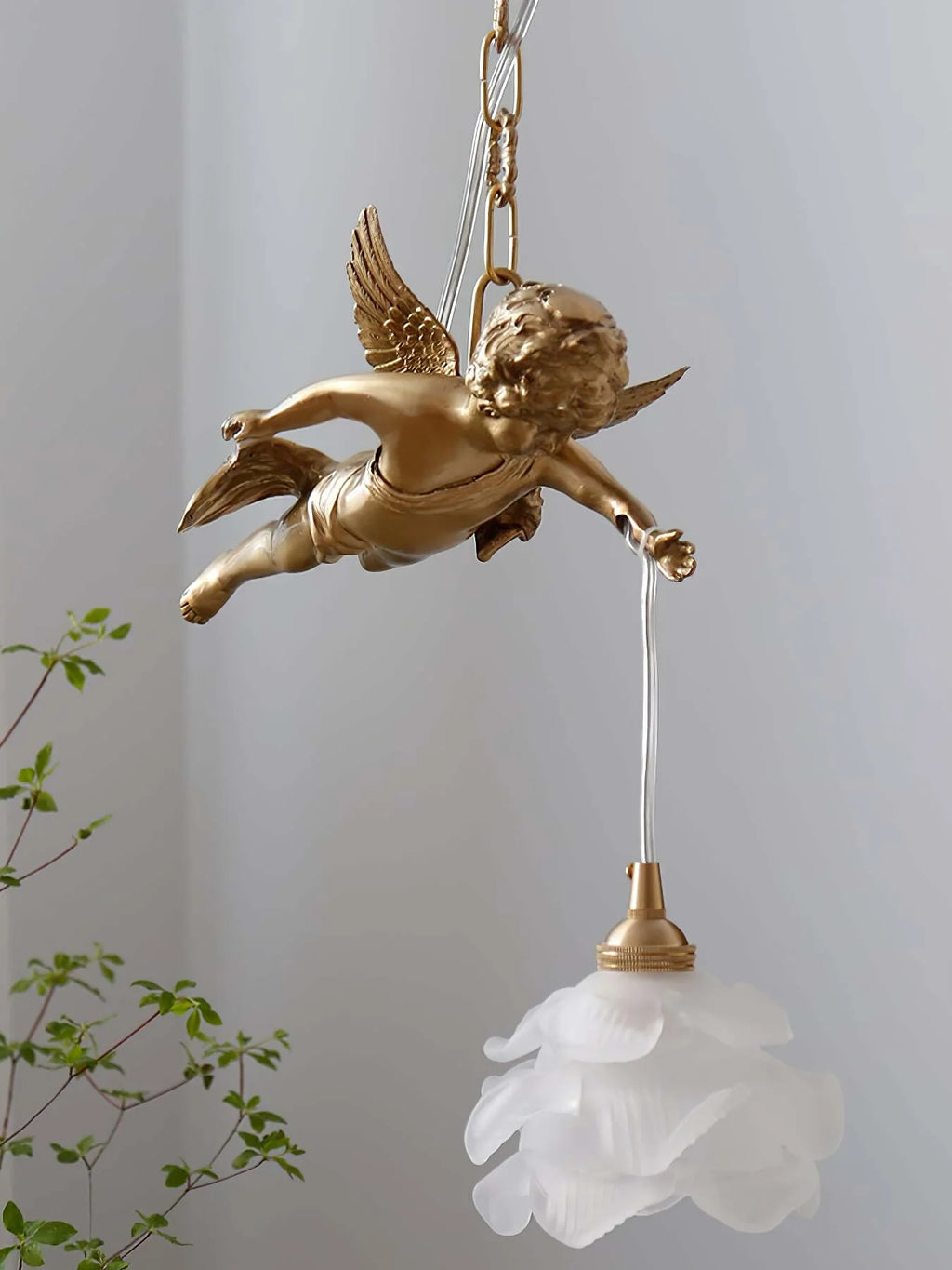 Vintage Angel Pendant Light