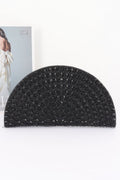 Women's Party Clutch Rhinestone Half Moon BYMANYC ® New York SPARKLING ELEGANT EVENING PURSE - New Collection