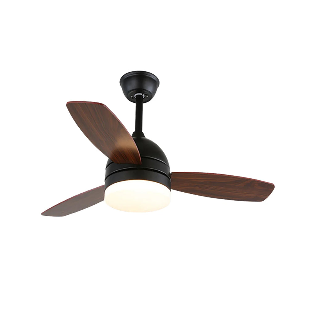 Wood Blade Ceiling Fan Light