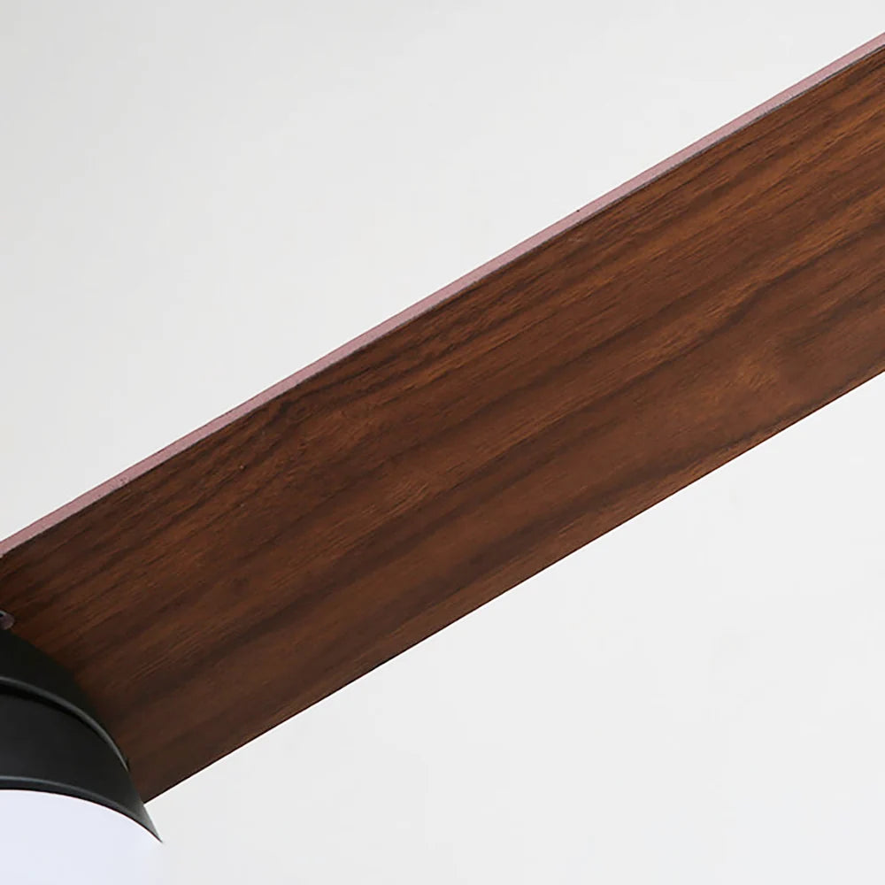 Wood Blade Ceiling Fan Light