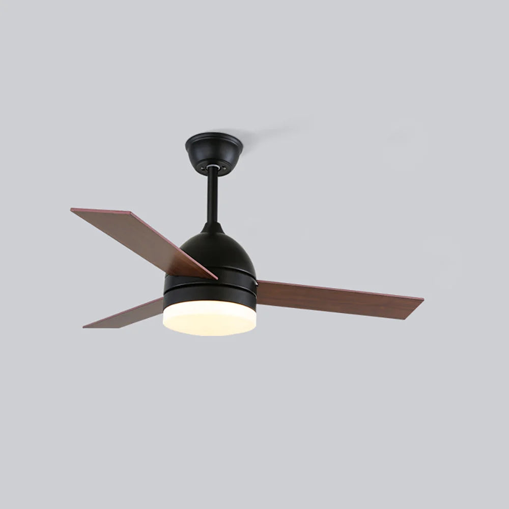 Wood Blade Ceiling Fan Light