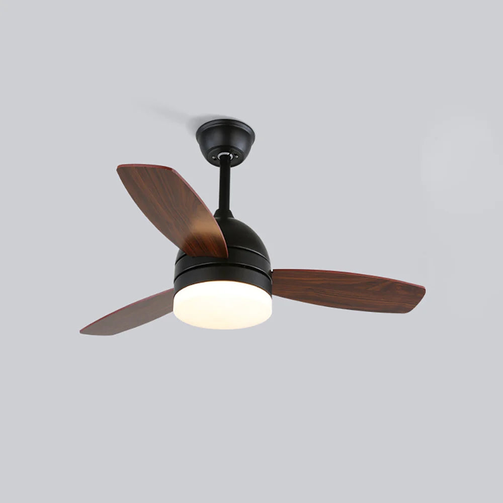 Wood Blade Ceiling Fan Light