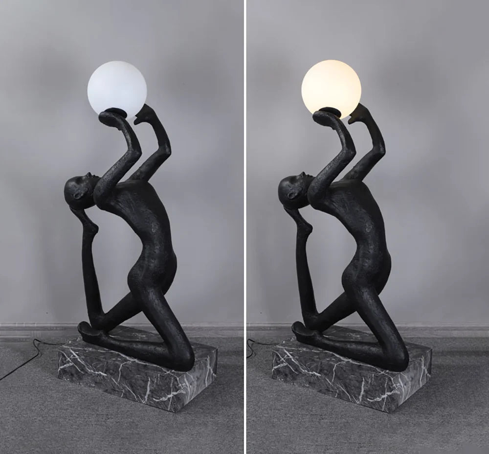 Yoga Sculpture Floor Lamp