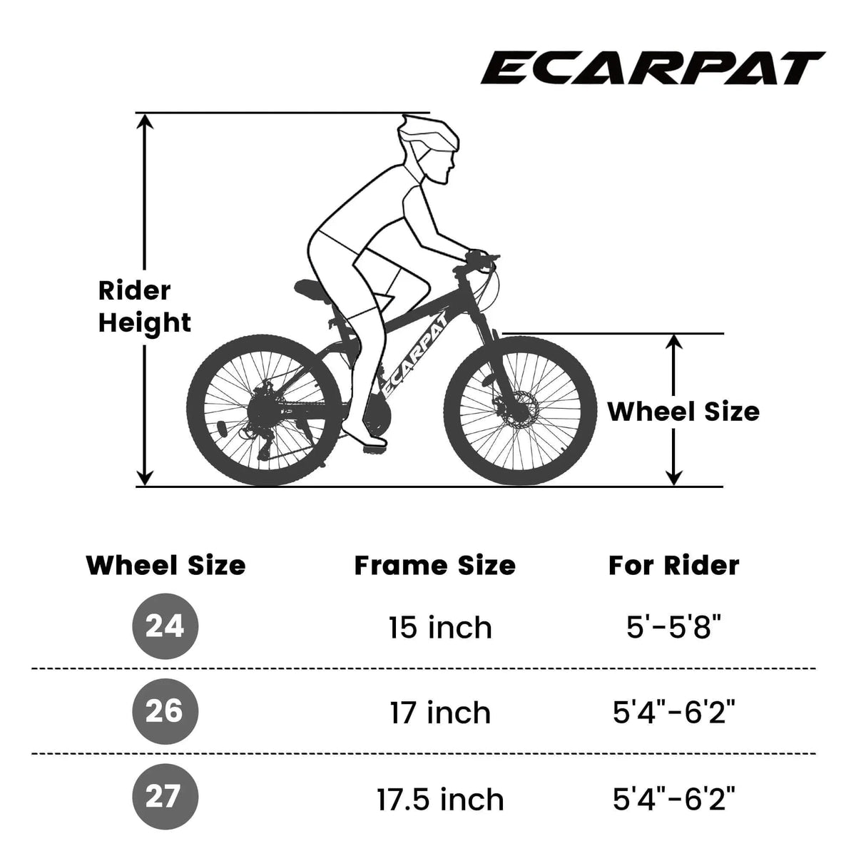 FlexRide™ 24 – 24" MTB Bike with Disc Brakes & 21-Speed Gears