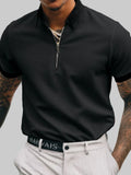 Men's Full Size Collared Neck Short Sleeve Polo