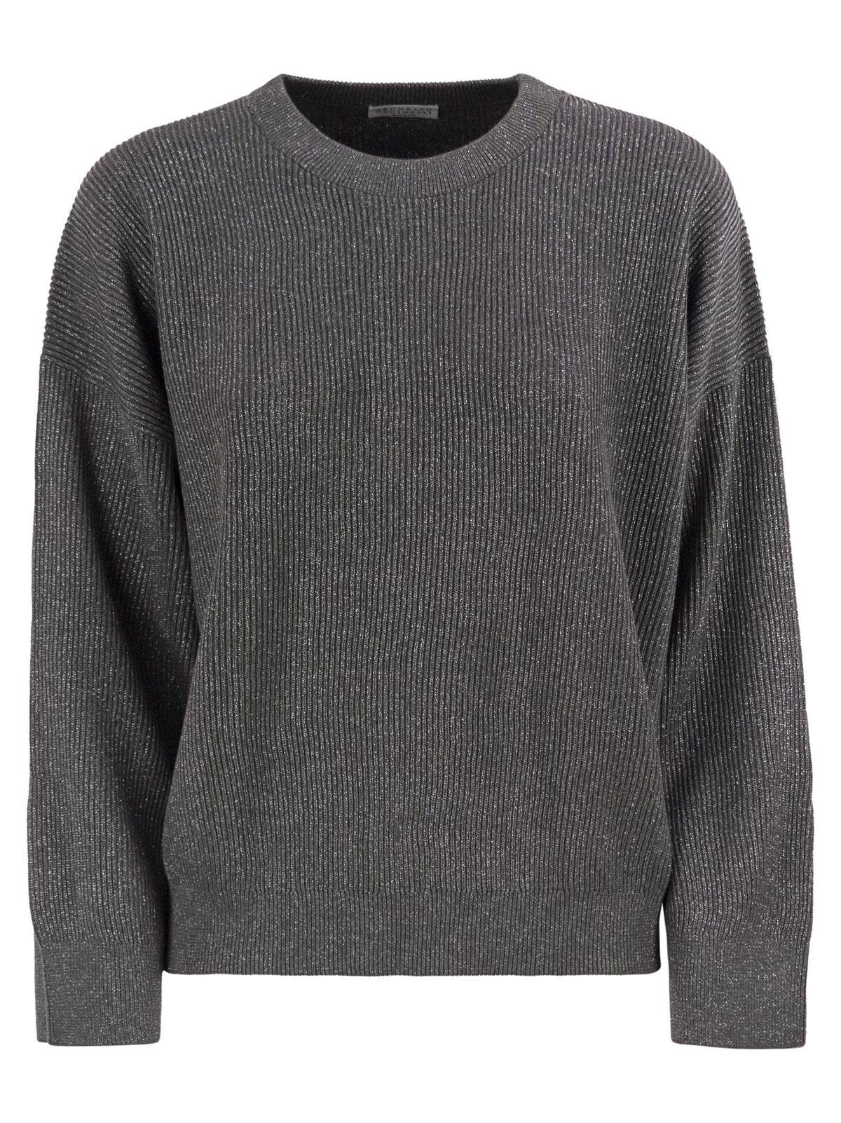 Brunello Cucinelli Women Cotton And Viscose Rib Sweater