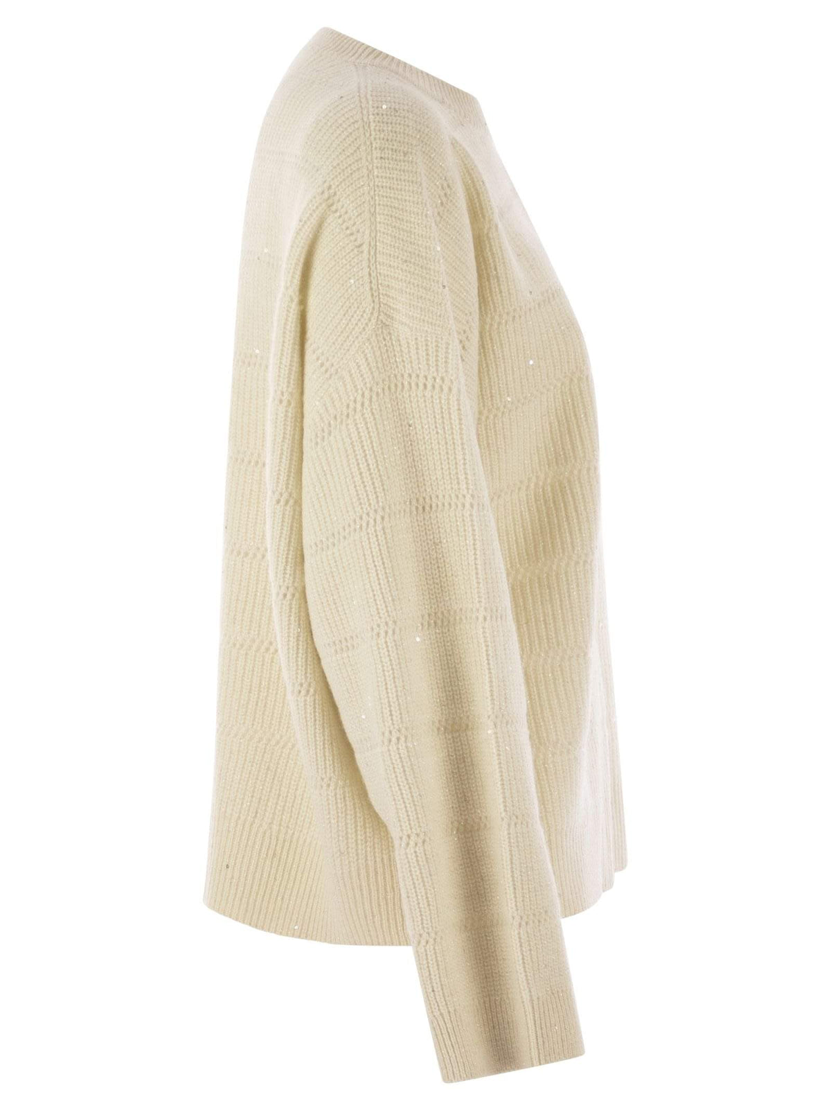 Brunello Cucinelli Women Cashmere And Wool Crew-Neck Sweater