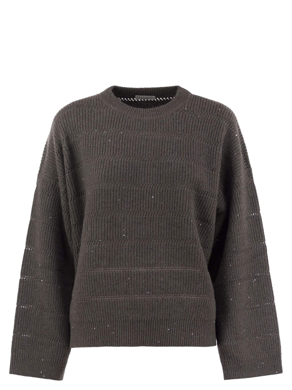 Brunello Cucinelli Women Cashmere And Wool Crew-Neck Sweater